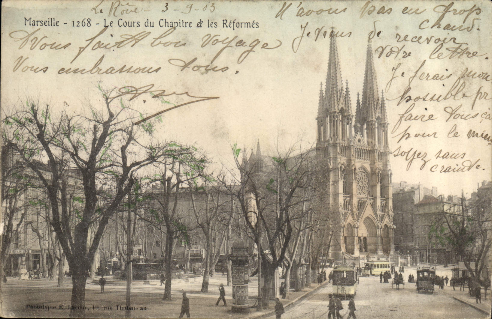 CPA Marseille Le Cours du Chapitre et les Reformes 