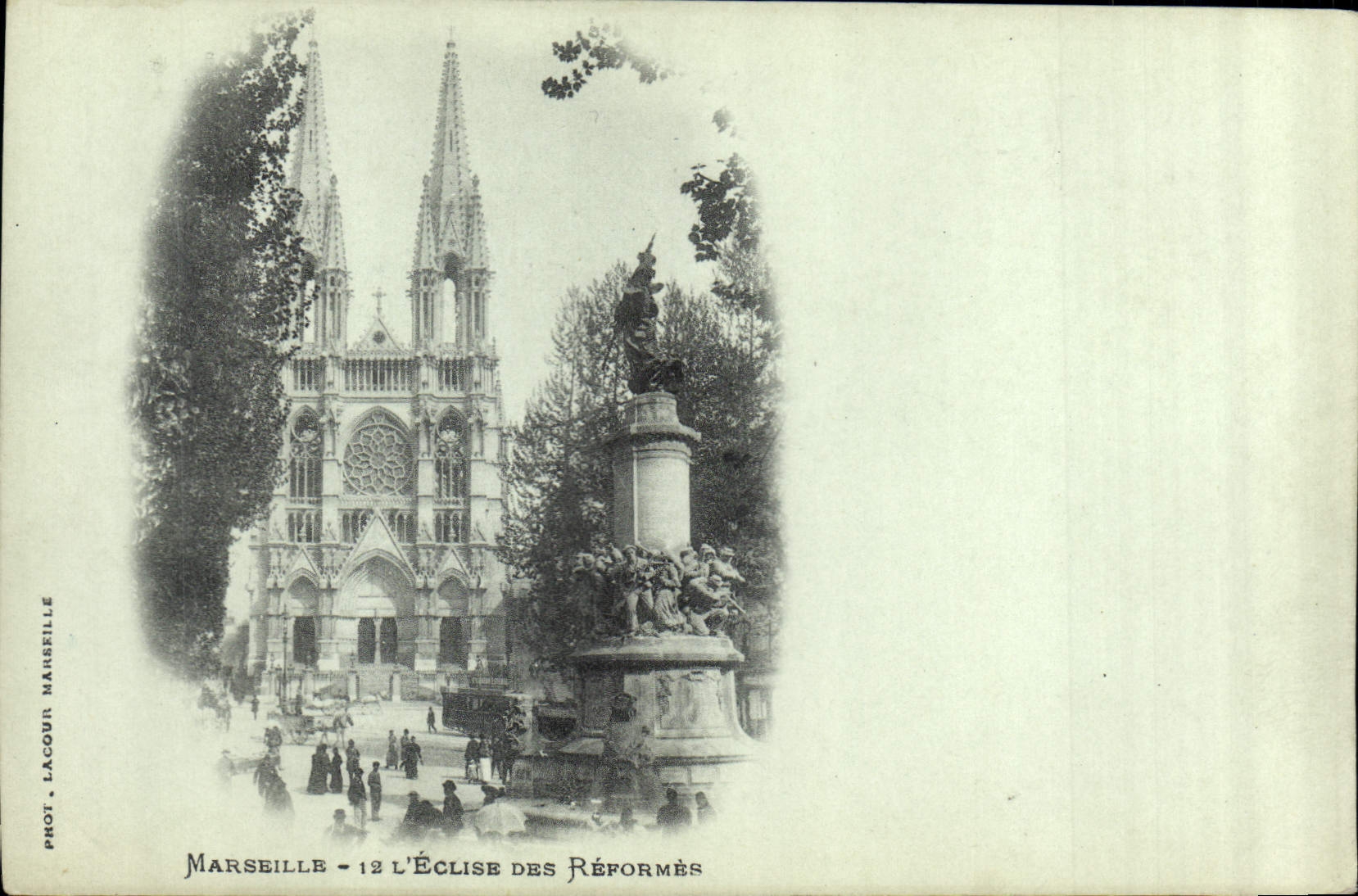 CPA Marseille L'Eglise des Reformes 