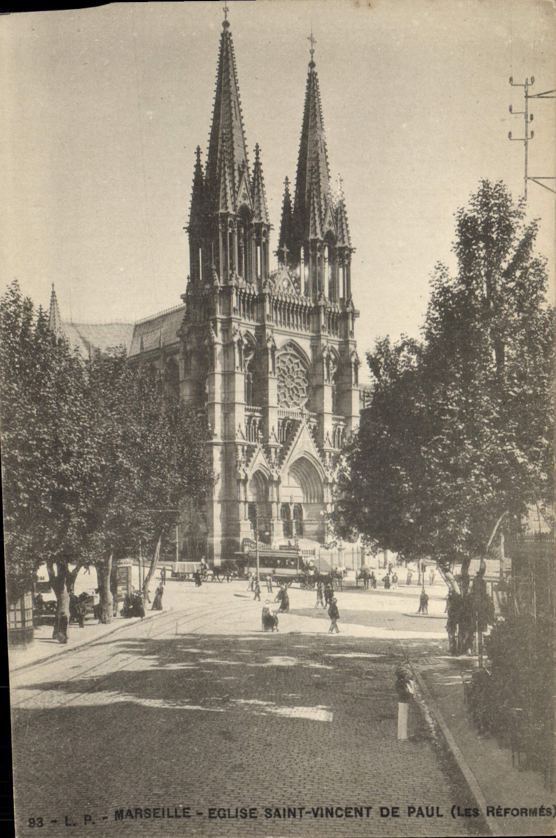 CPA Marseille Eglise Saint Vincent de Paul Les Reformes 