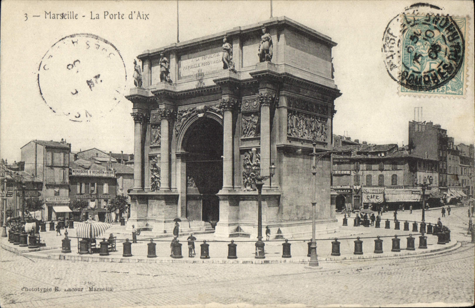 CPA Marseille La Porte d'Aix 