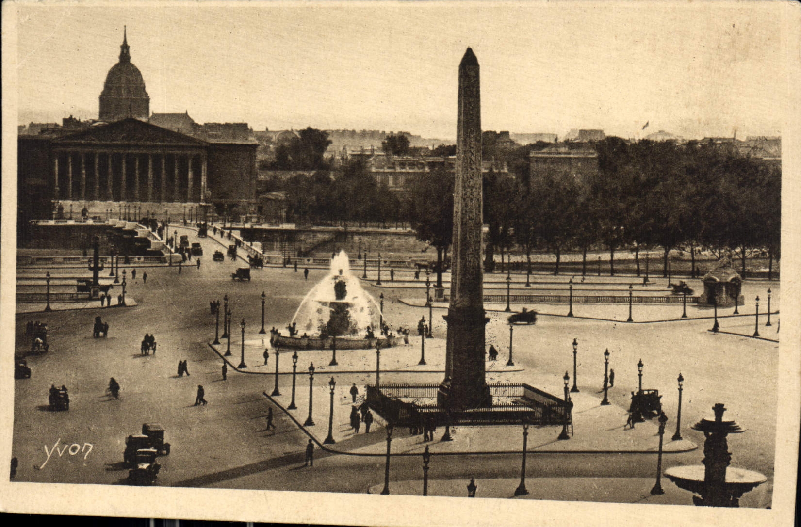 CPA Paris Place de la Concorde 