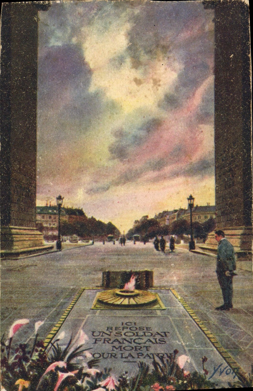 CPA Paris Tombeau du Soldat Inconnu 
