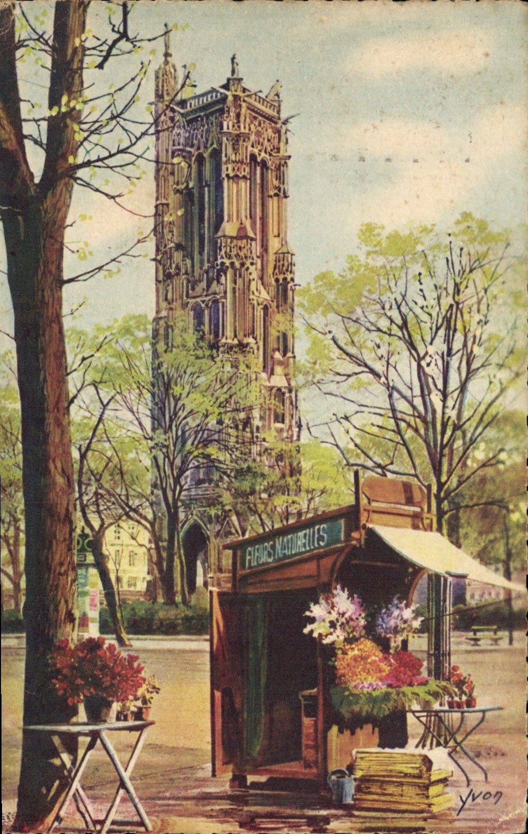 CPA Paris La Tour Saint Jacques 