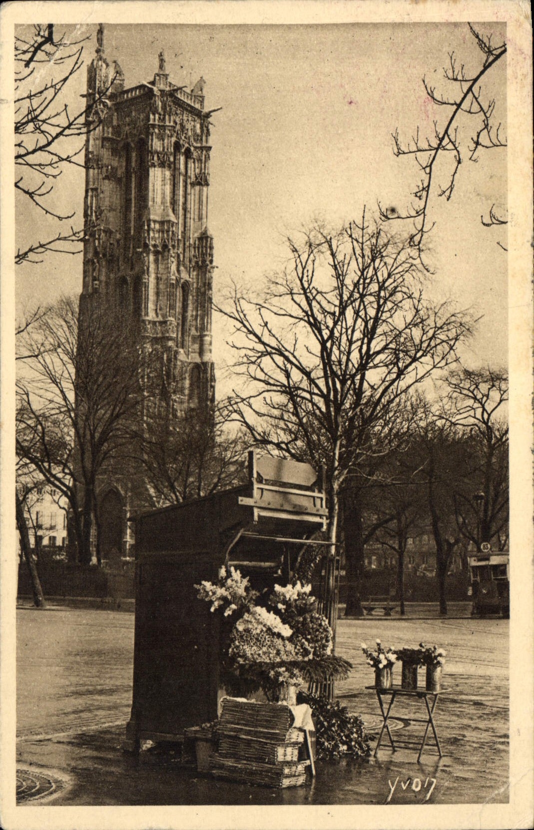 CPA Paris La Tour St Jacques Vignette Tuberculose