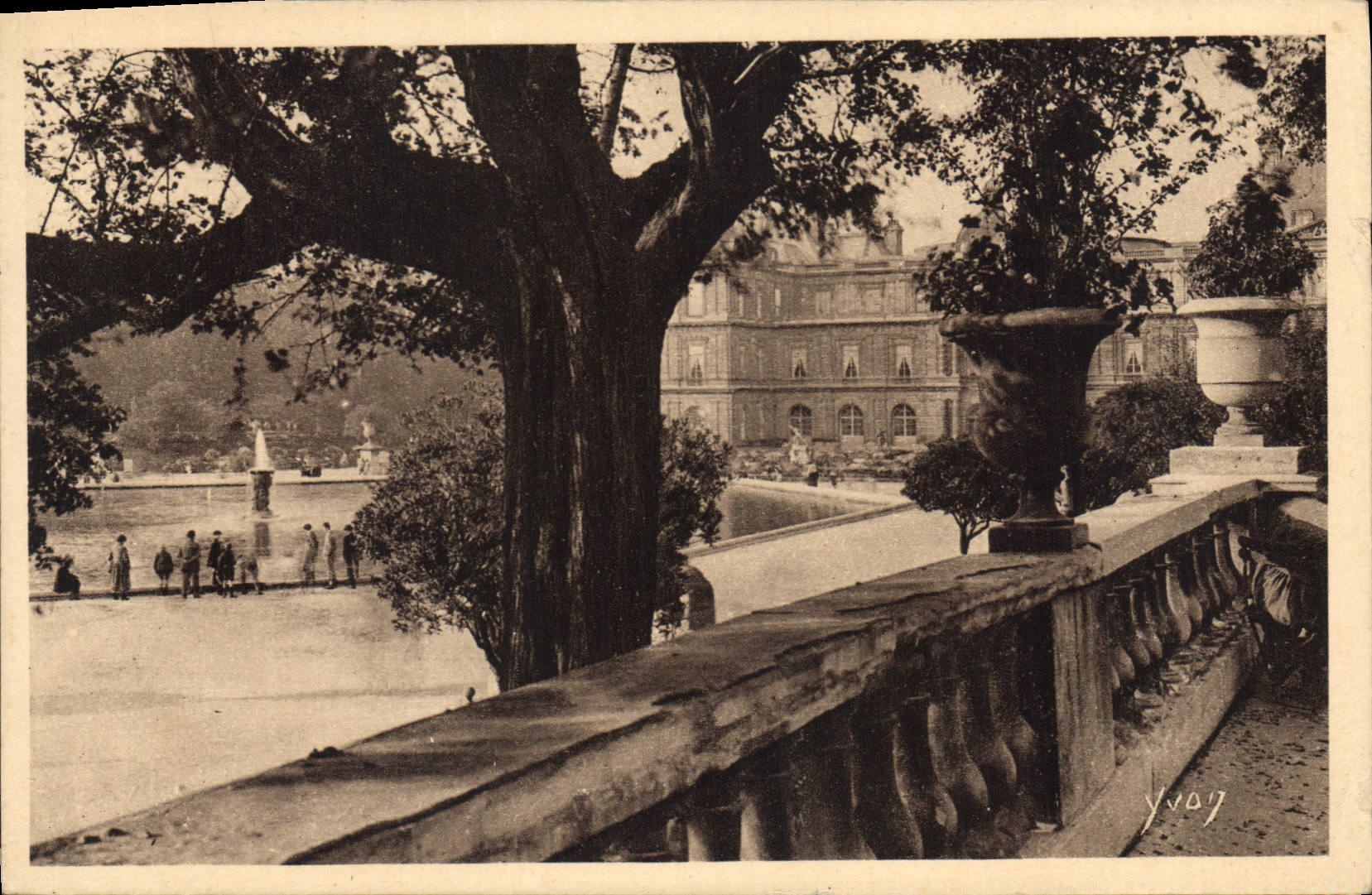 CPA Paris Jardin du Luxembourg 