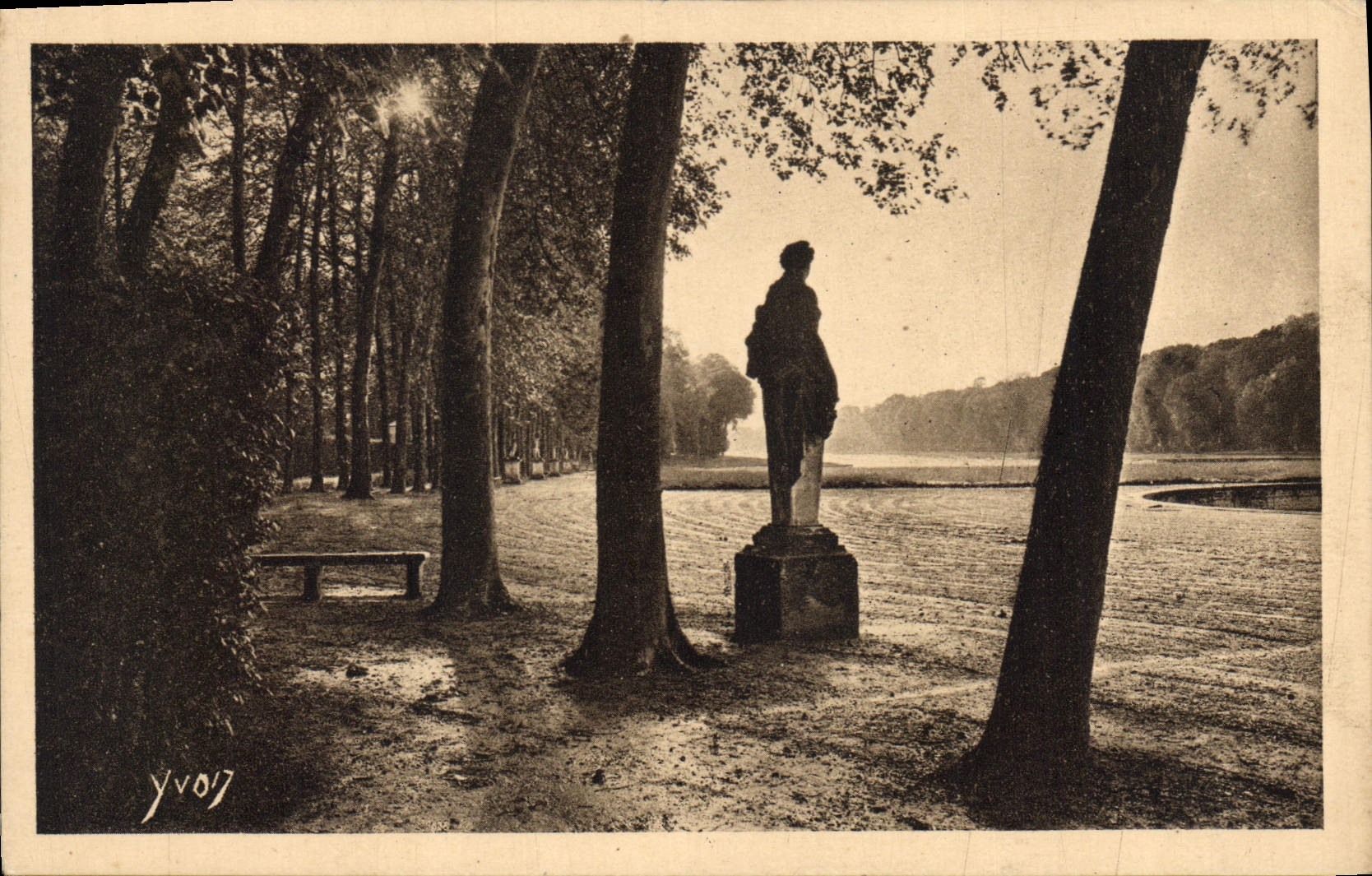 CPA Versailles Pittoresque Rotonde du Bassin d'Apollon