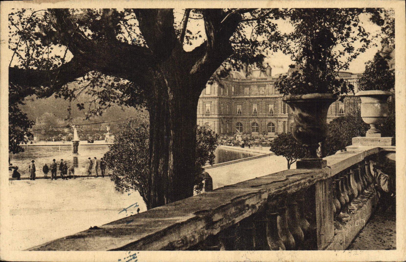 CPA Paris Jardin du Luxembourg 