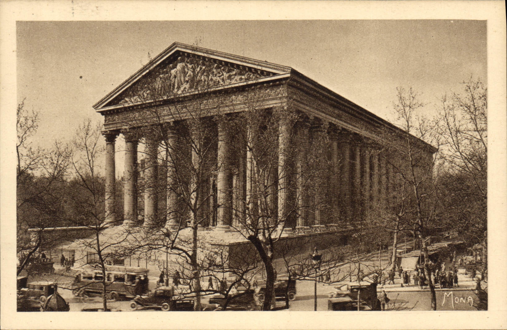 CPA Les Petits Tableaux de Paris La Madeleine construite sous la forme d'un temple grec d'apres les 