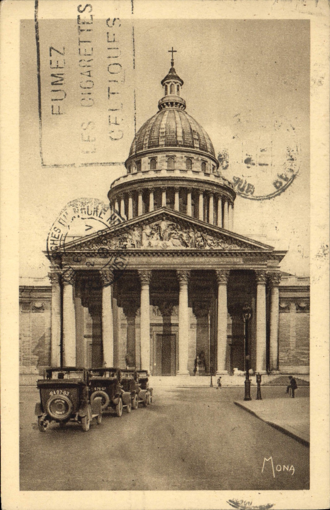 CPA Paris Le Pantheon Ancienne Eglise Sainte Genevieve