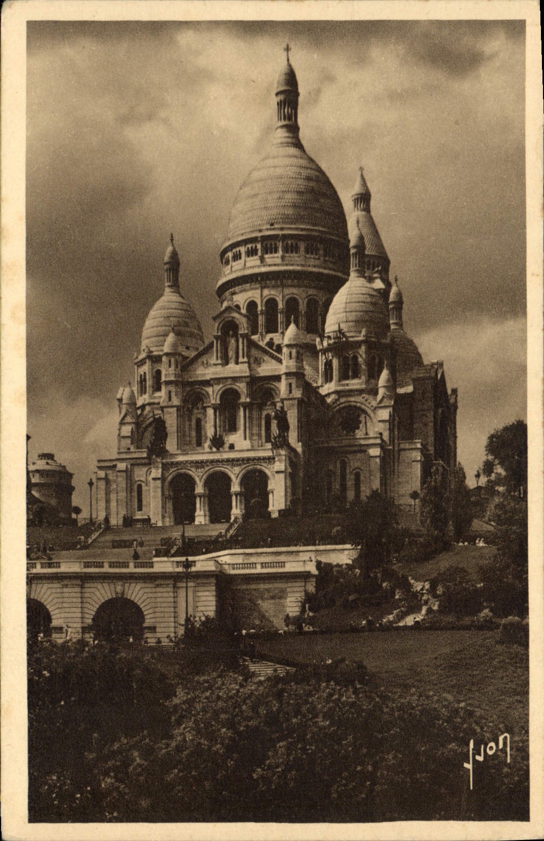 CPA Paris Basilique du Sacre Coeur de Montmartre
