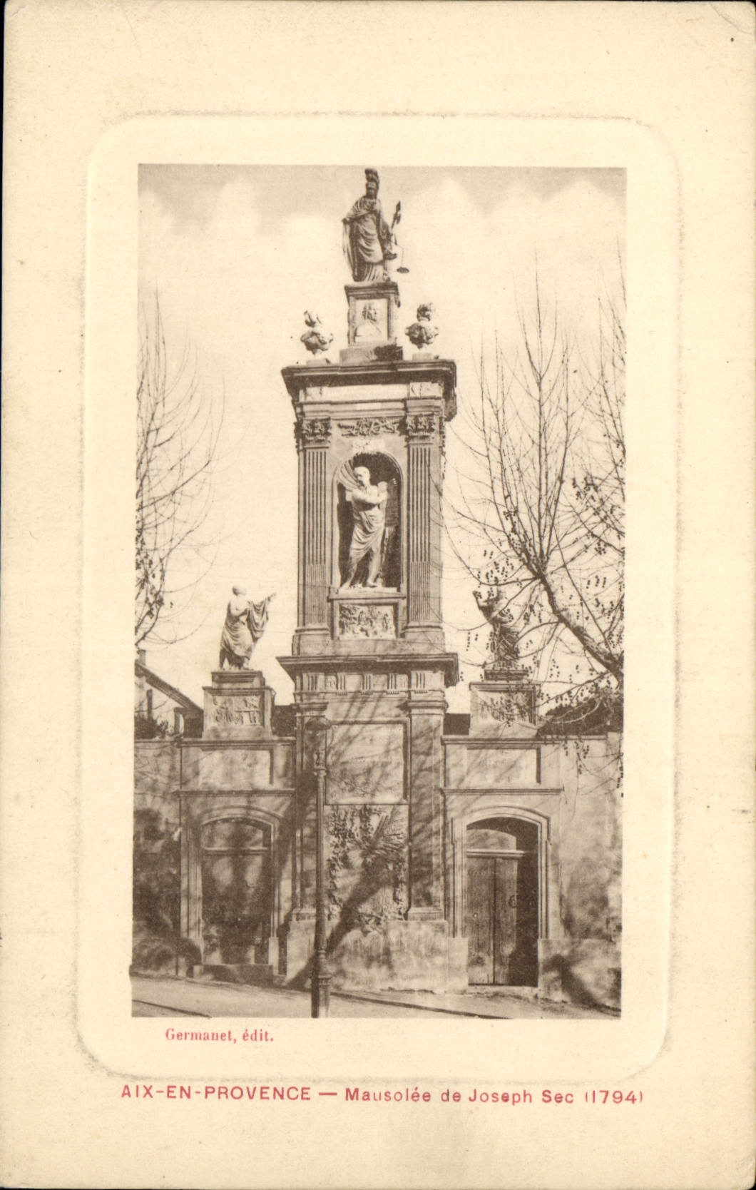 CPA Aix en Provence Mausolee de Joseph 