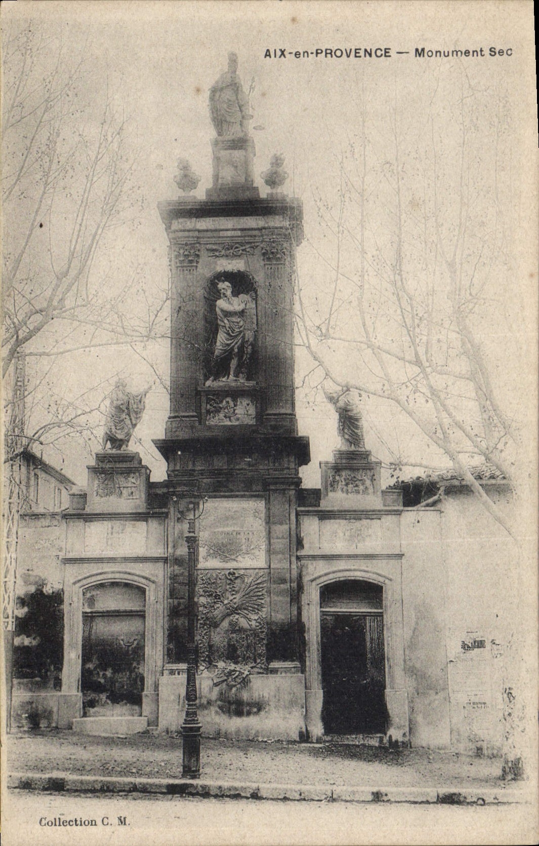 CPA Aix en Provence Monument Sec 