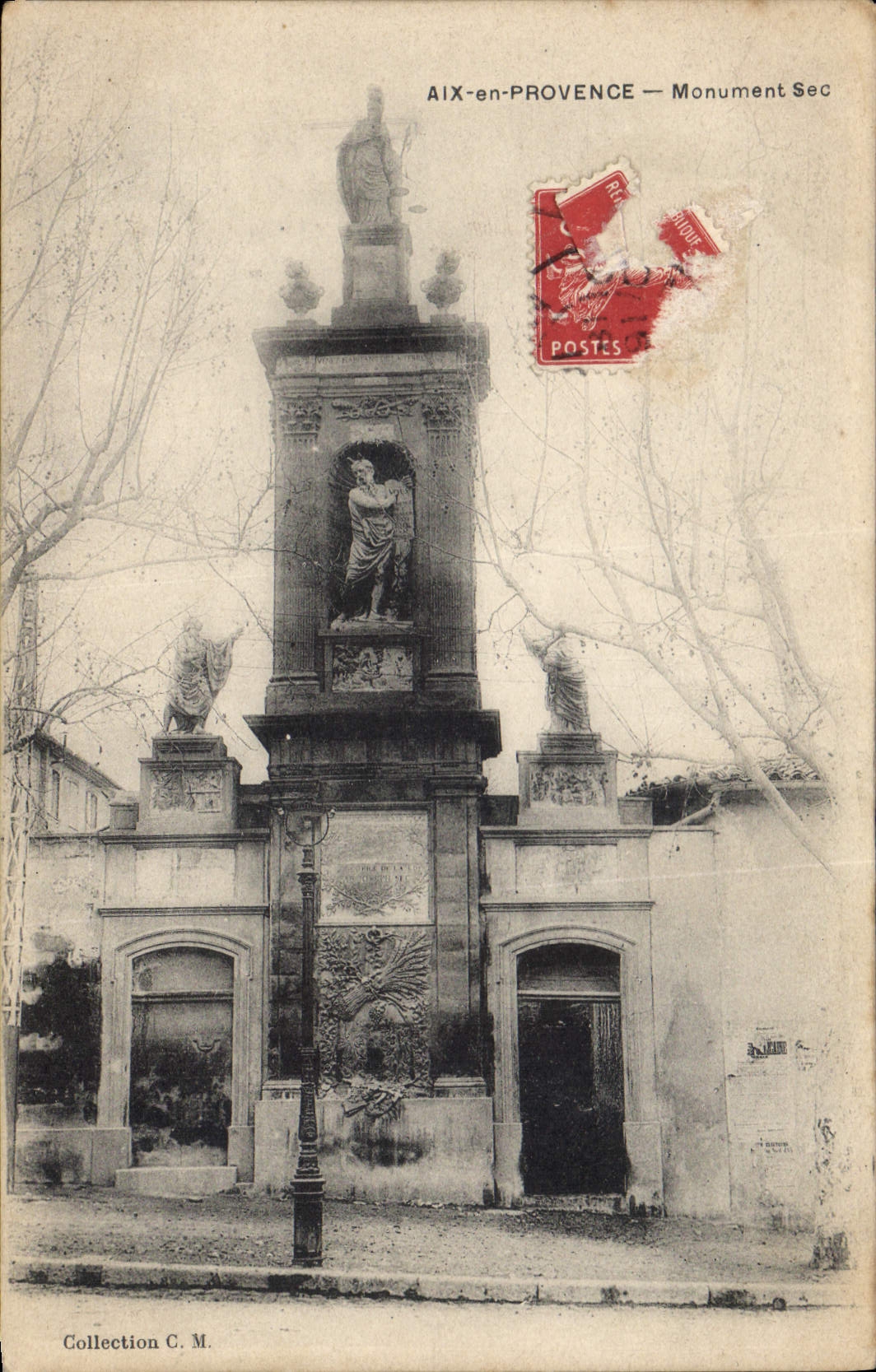 CPA Aix en Provence Monument Sec 