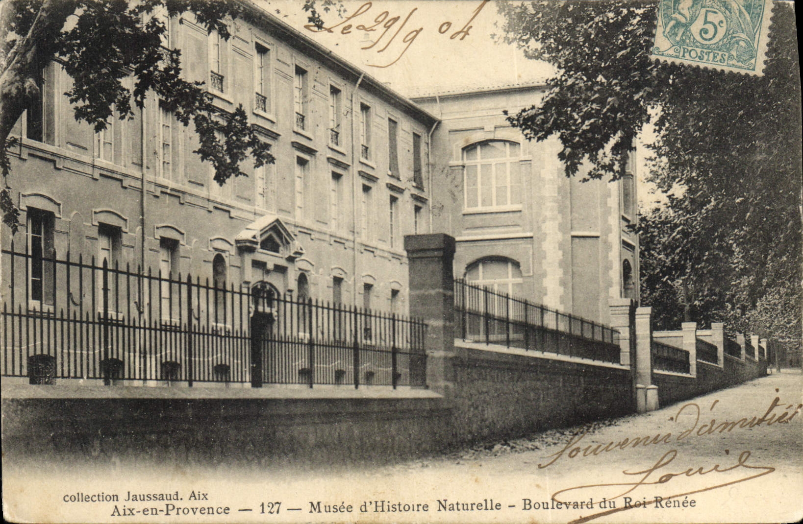 CPA Aix en Provence Musee d'Histoire Naturelle Boulevard du Roi Renee 