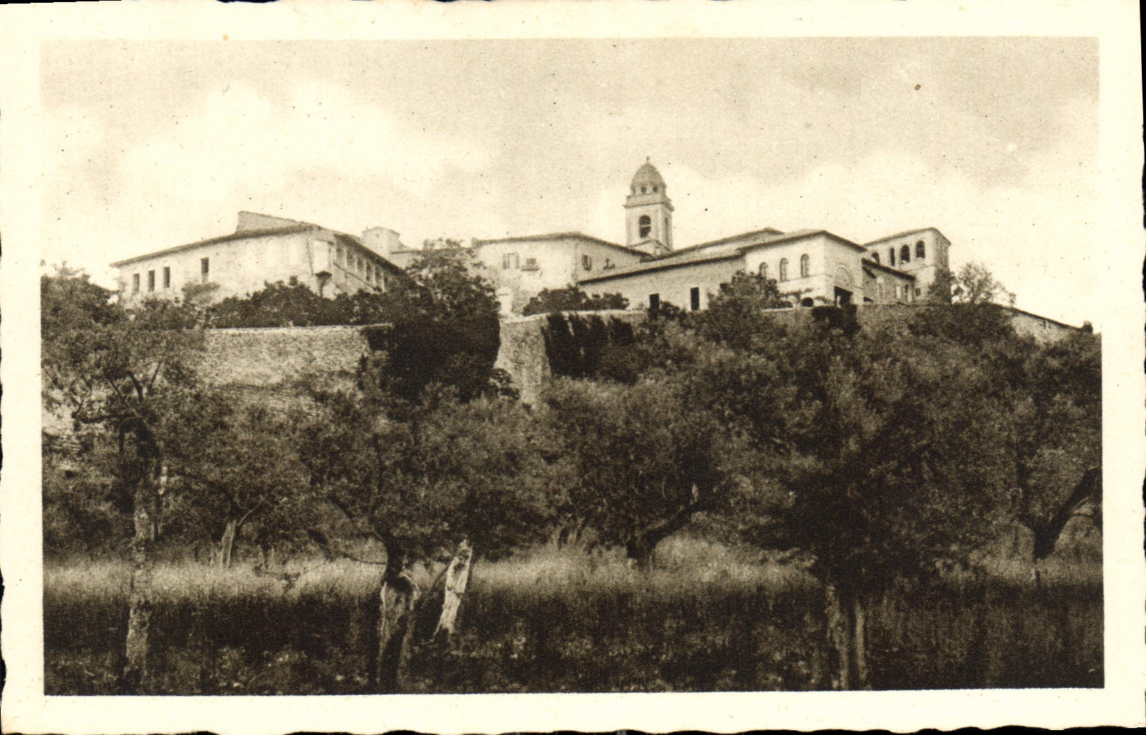 CPA Assisi Veouta generale oel Monastero Benedettino di S Gluseppe a oell Istituto annesso 