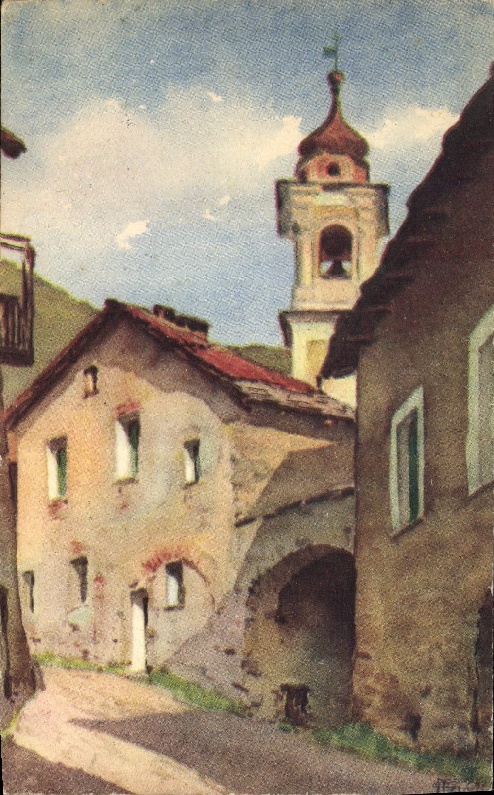 CPA F Fasolis Garassio Scorcio 