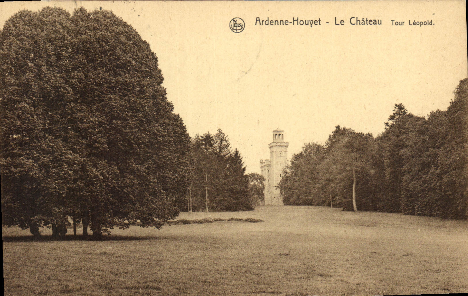 CPA Ardenne Houyet Le Chateau Tour Leopold
