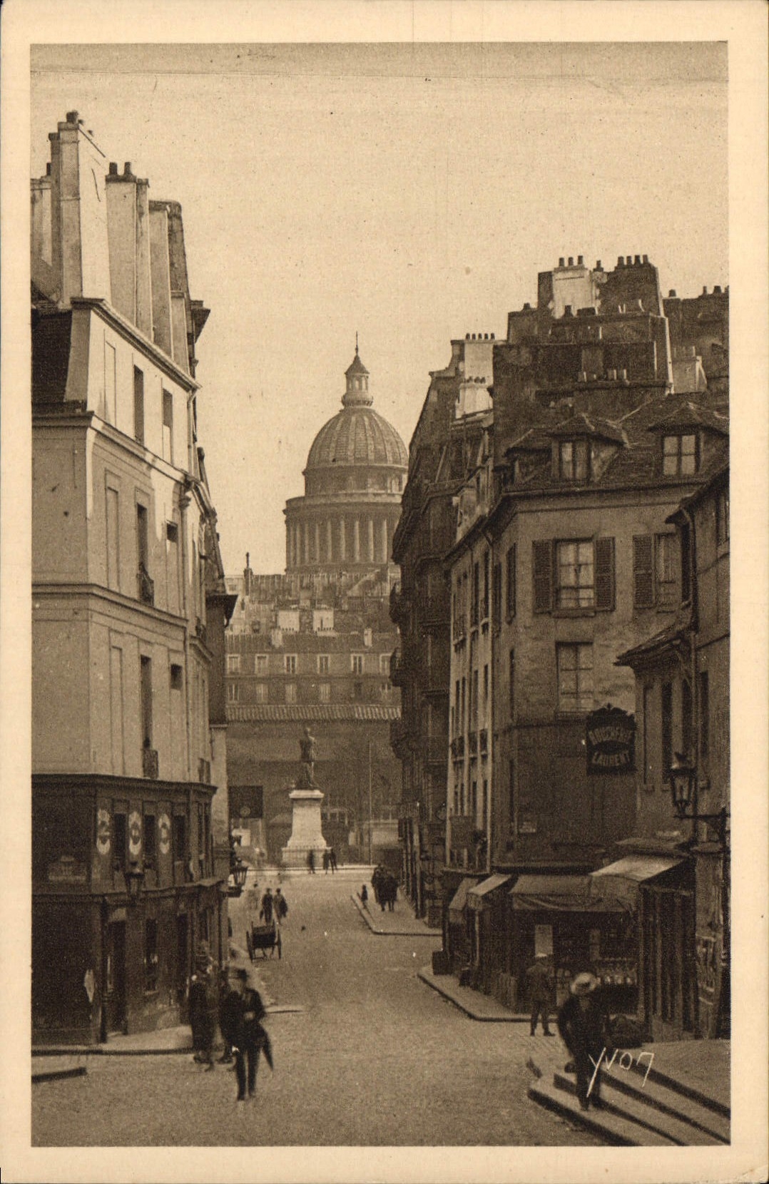 CPA Paris Rue du Haut Pave 