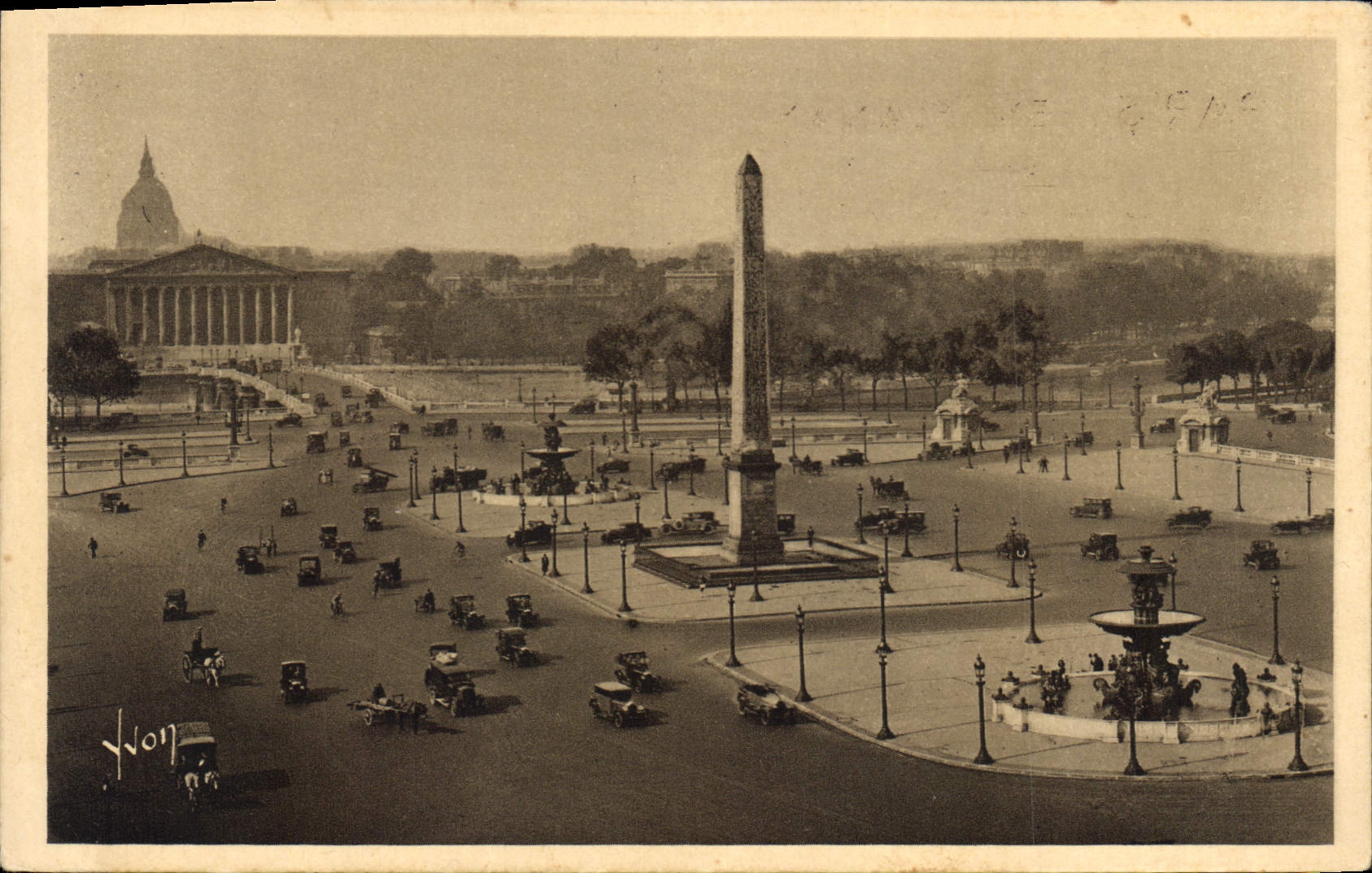 CPA Paris La Place de la Concorde 