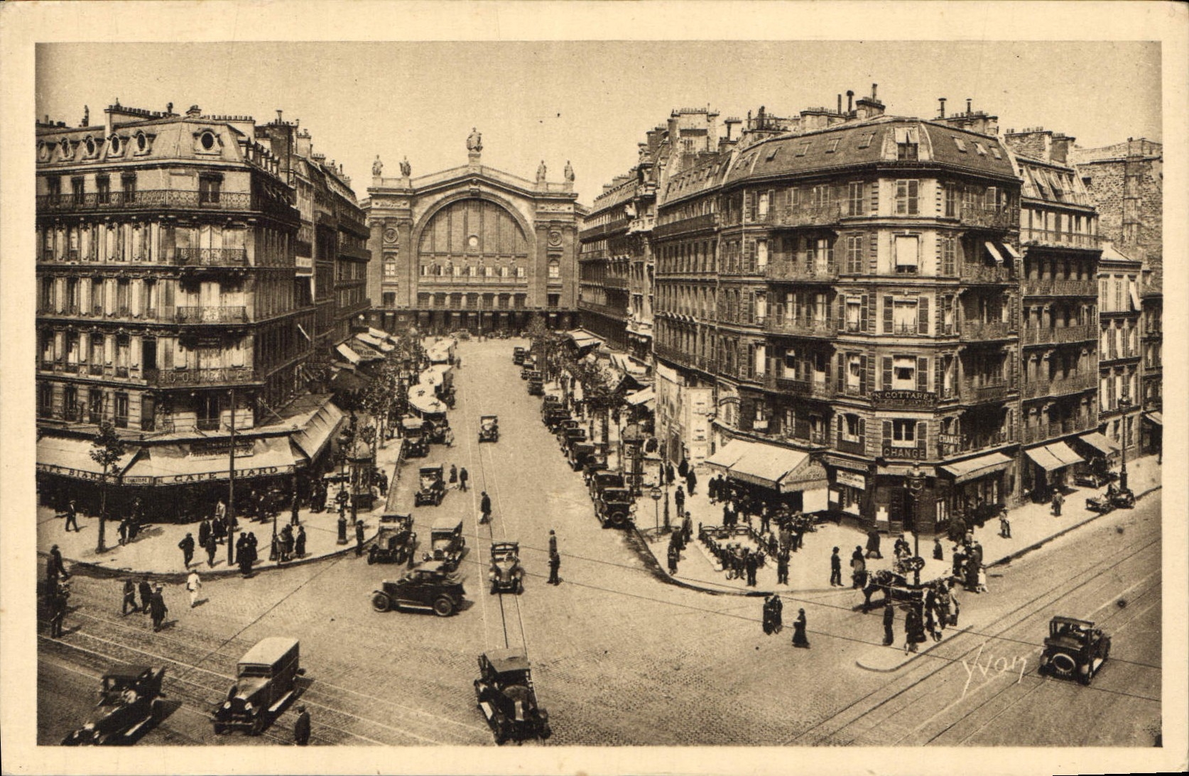 CPA Paris Boulevard Magenta et Gare du Nord