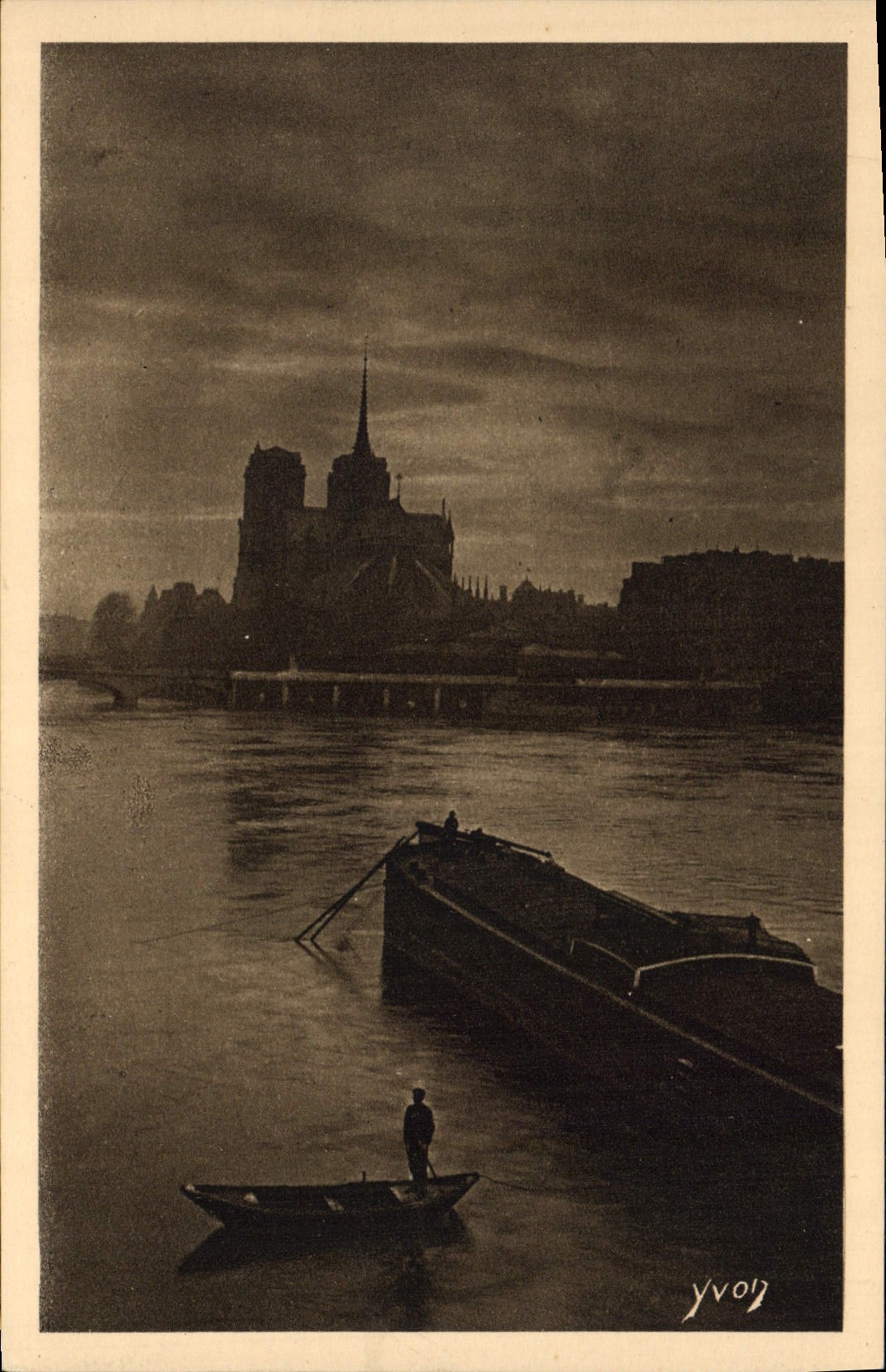 CPA Paris La Seine au Quai de la Tournelle 