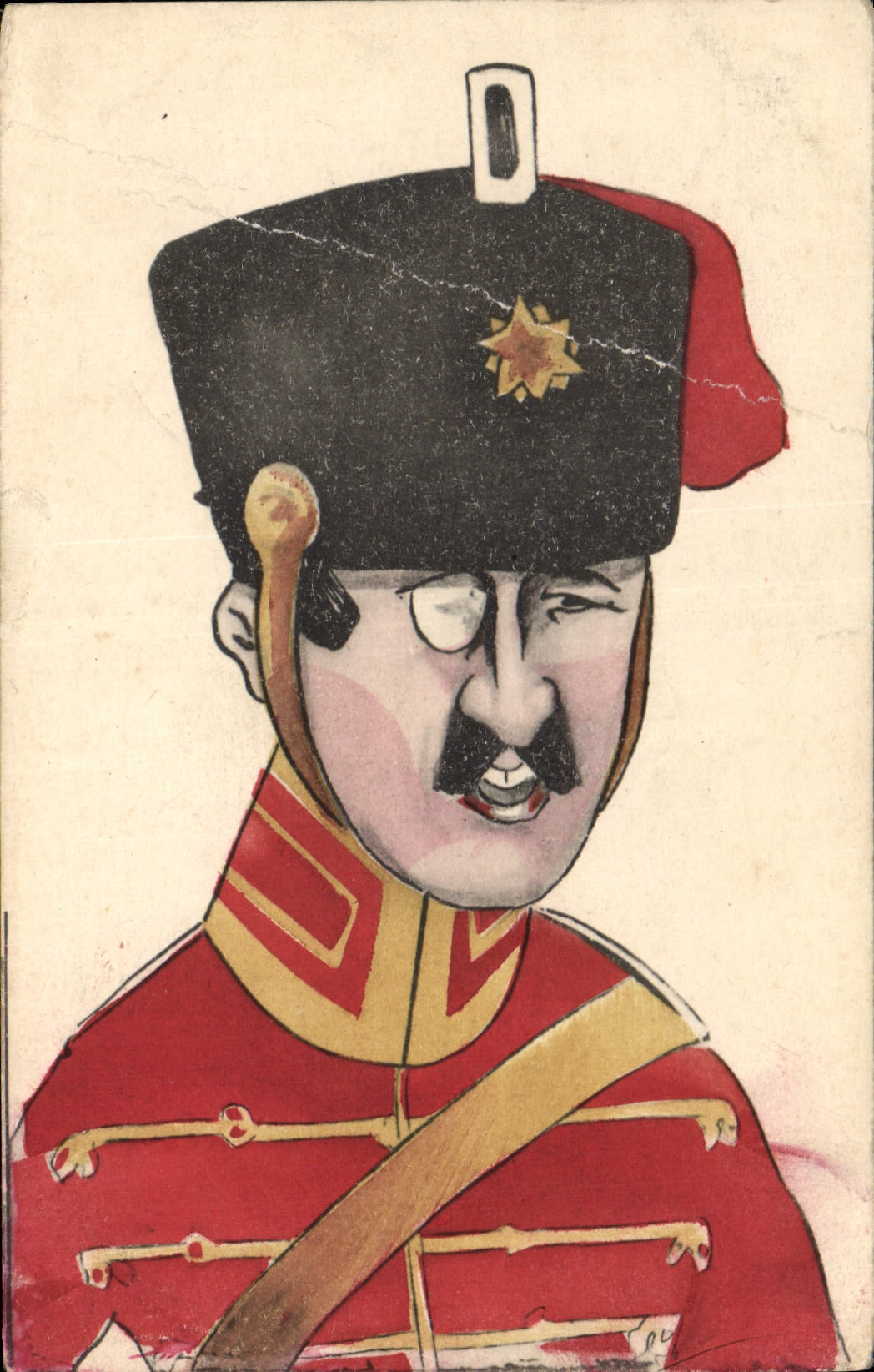 CPA Officier Militaria