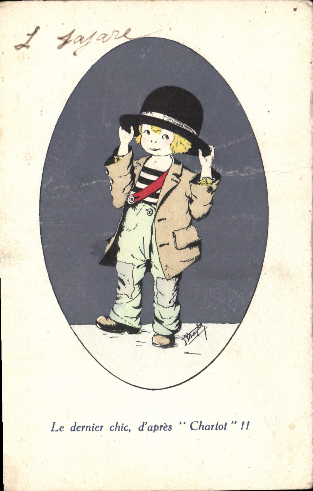 CPA Le dernier chic d'apres Charlot II 