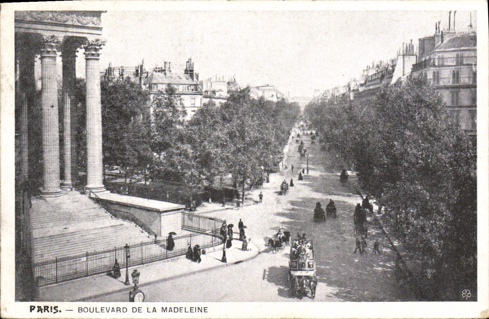 CPA Paris Boulevard de la Madeleine 