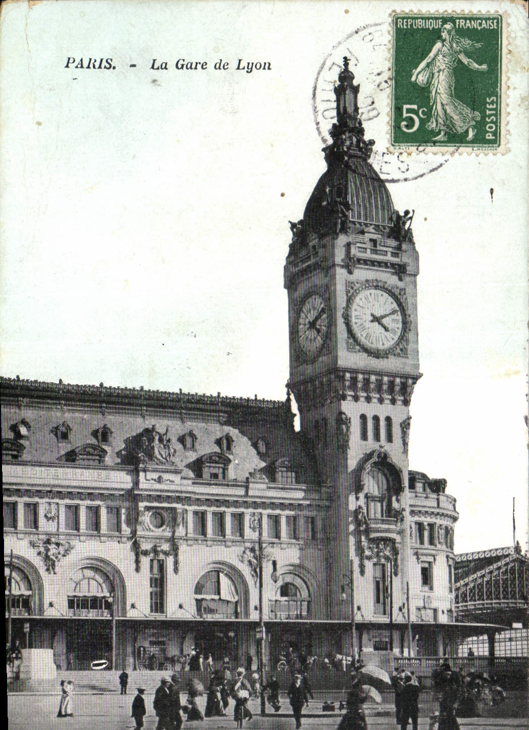 CPA Paris la Gare de Lyon 