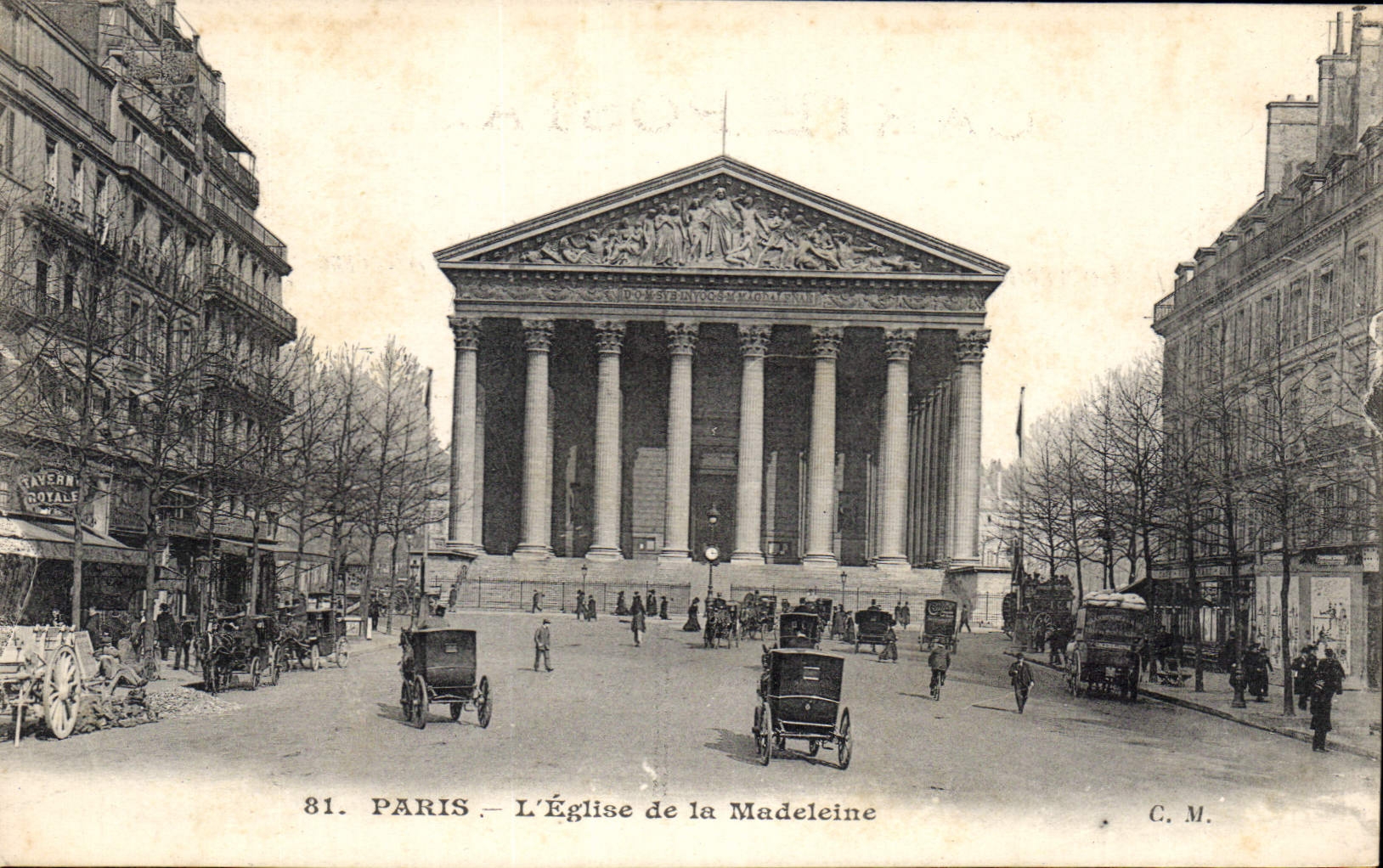 CPA Paris l'eglise de la Madeleine 