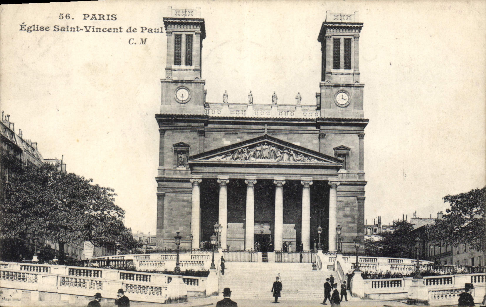 CPA Paris Eglise Saint Vincent de Paul 
