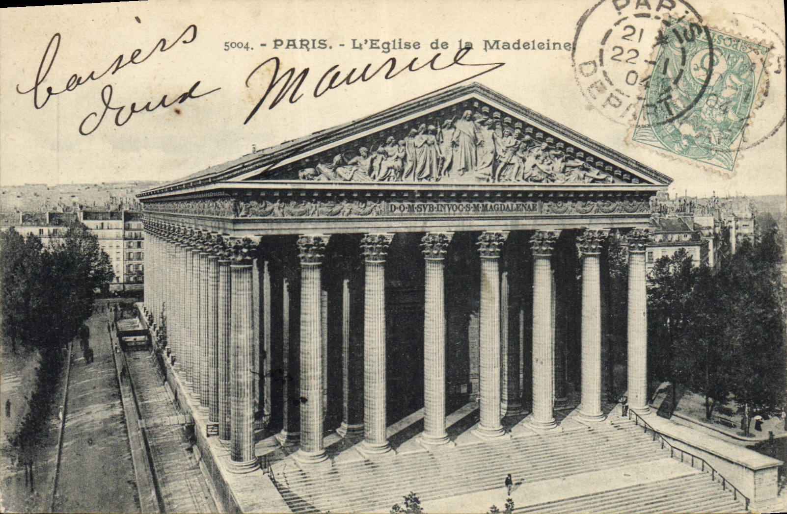 CPA Paris l'eglise de la Madeleine 