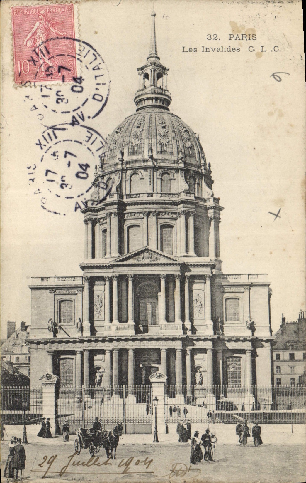 CPA Paris les Invalides 