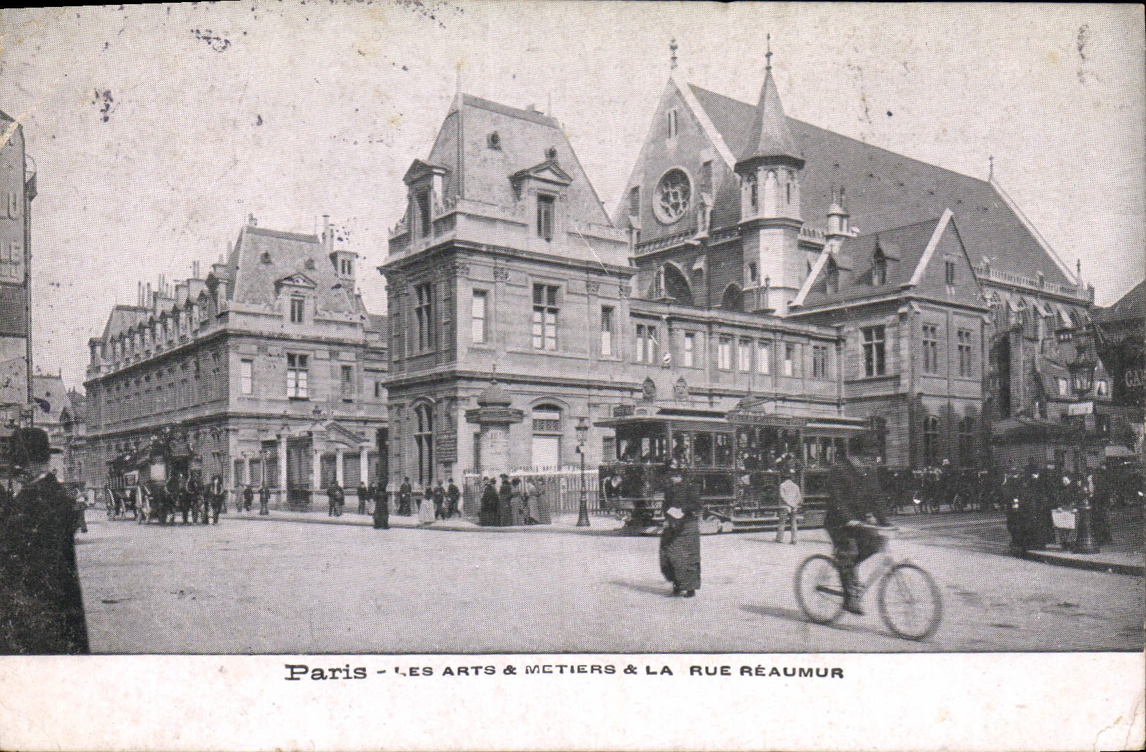 CPA Paris les Arts Metiers et la Rue Reaumur