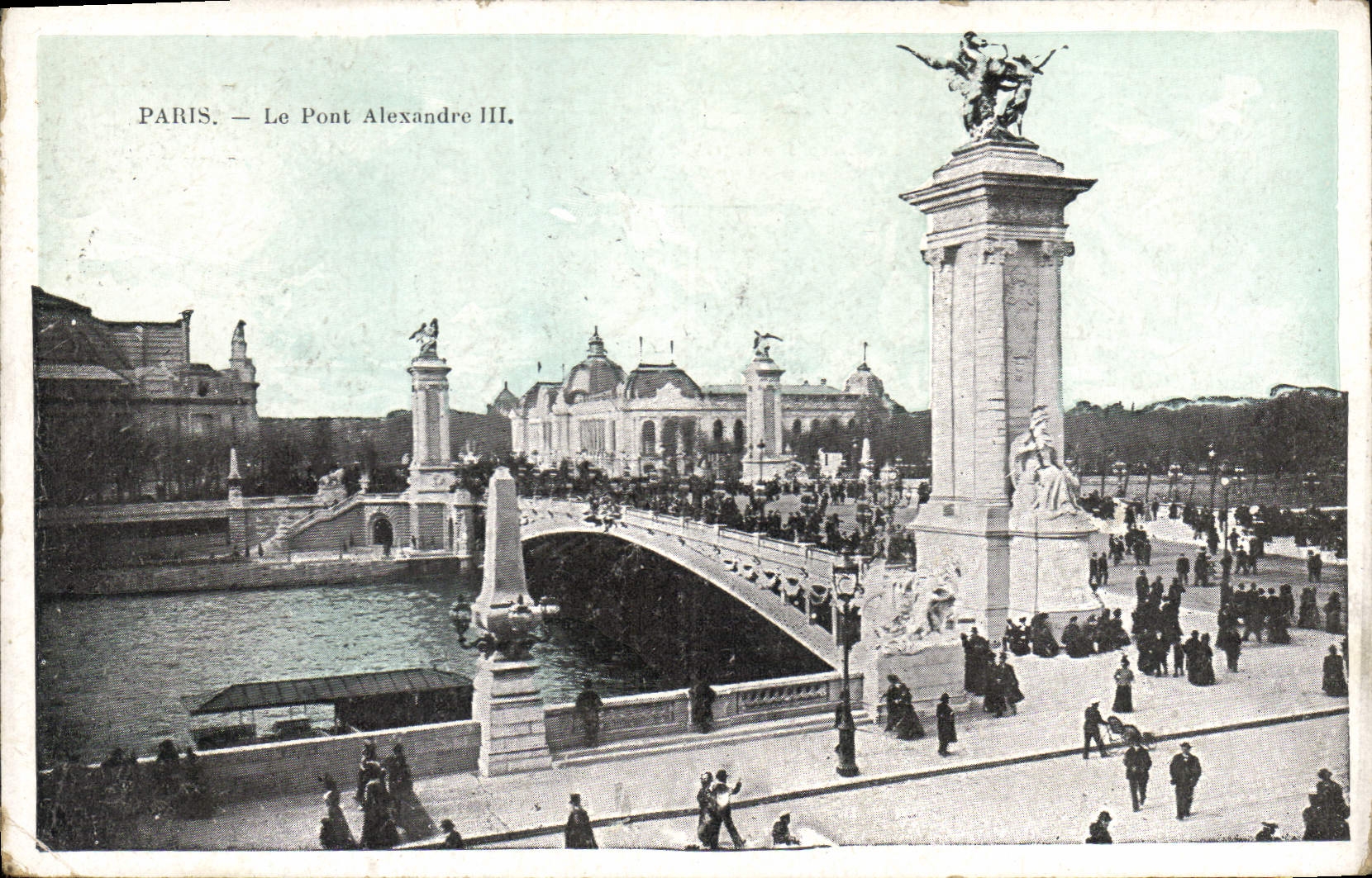 CPA Paris le Pont Alexandre III 