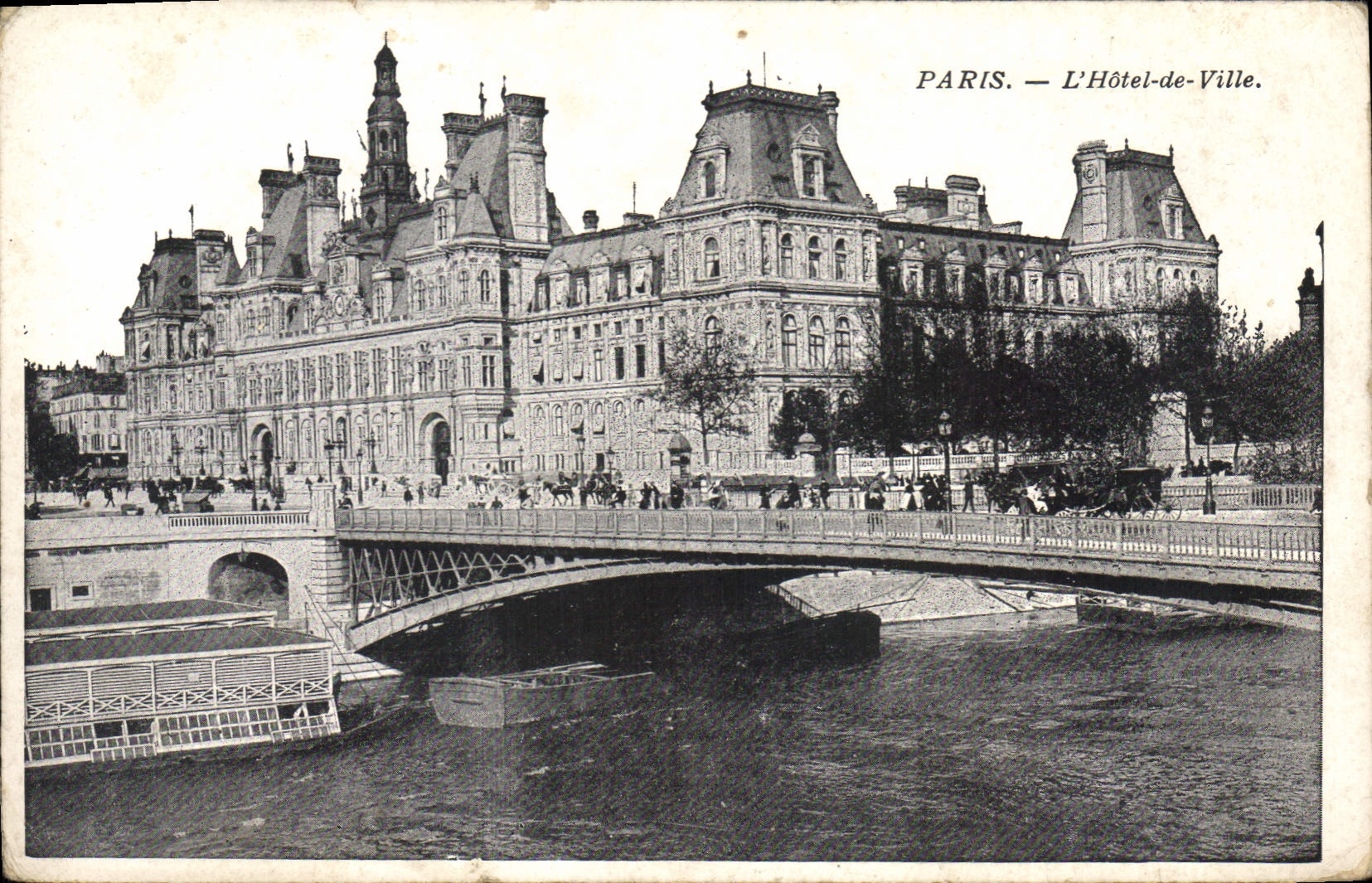 CPA Paris l'Hotel de Ville 