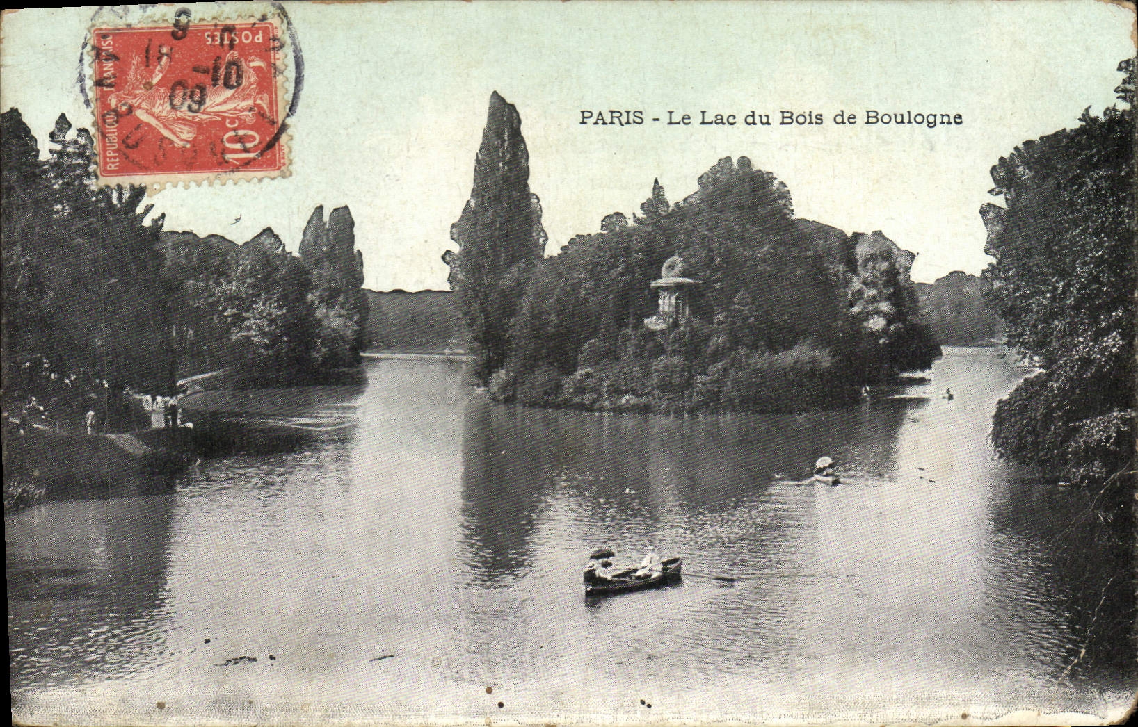 CPA Paris le Lac du Bois de Boulogne 