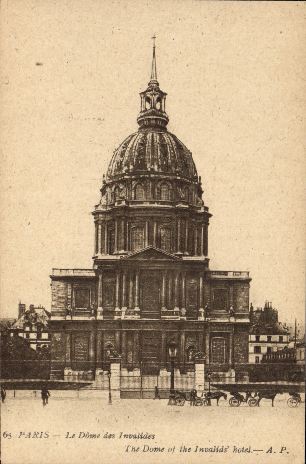 CPA Paris le Dome des Invalides 