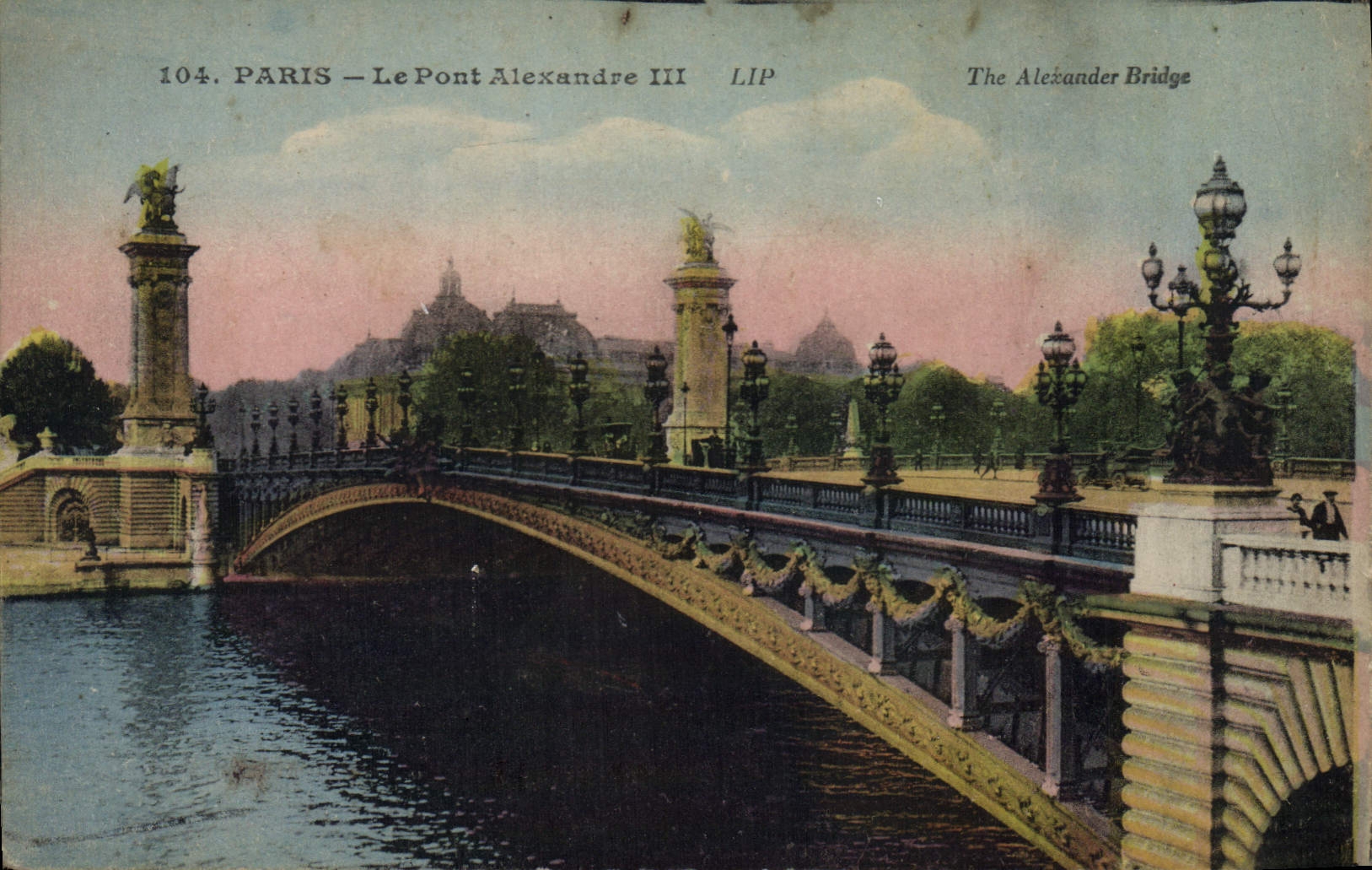 CPA Paris Le Pont Alexandre III 