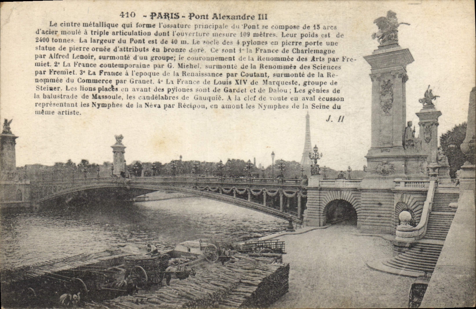 CPA Paris Pont Alexandre III 