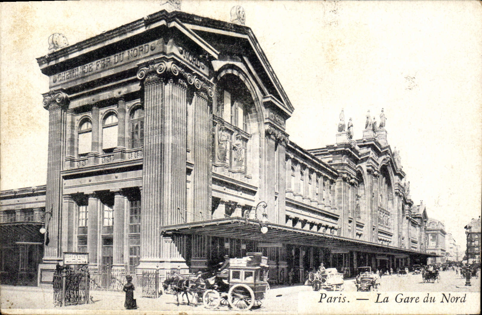 CPA Paris la Gare du Nord