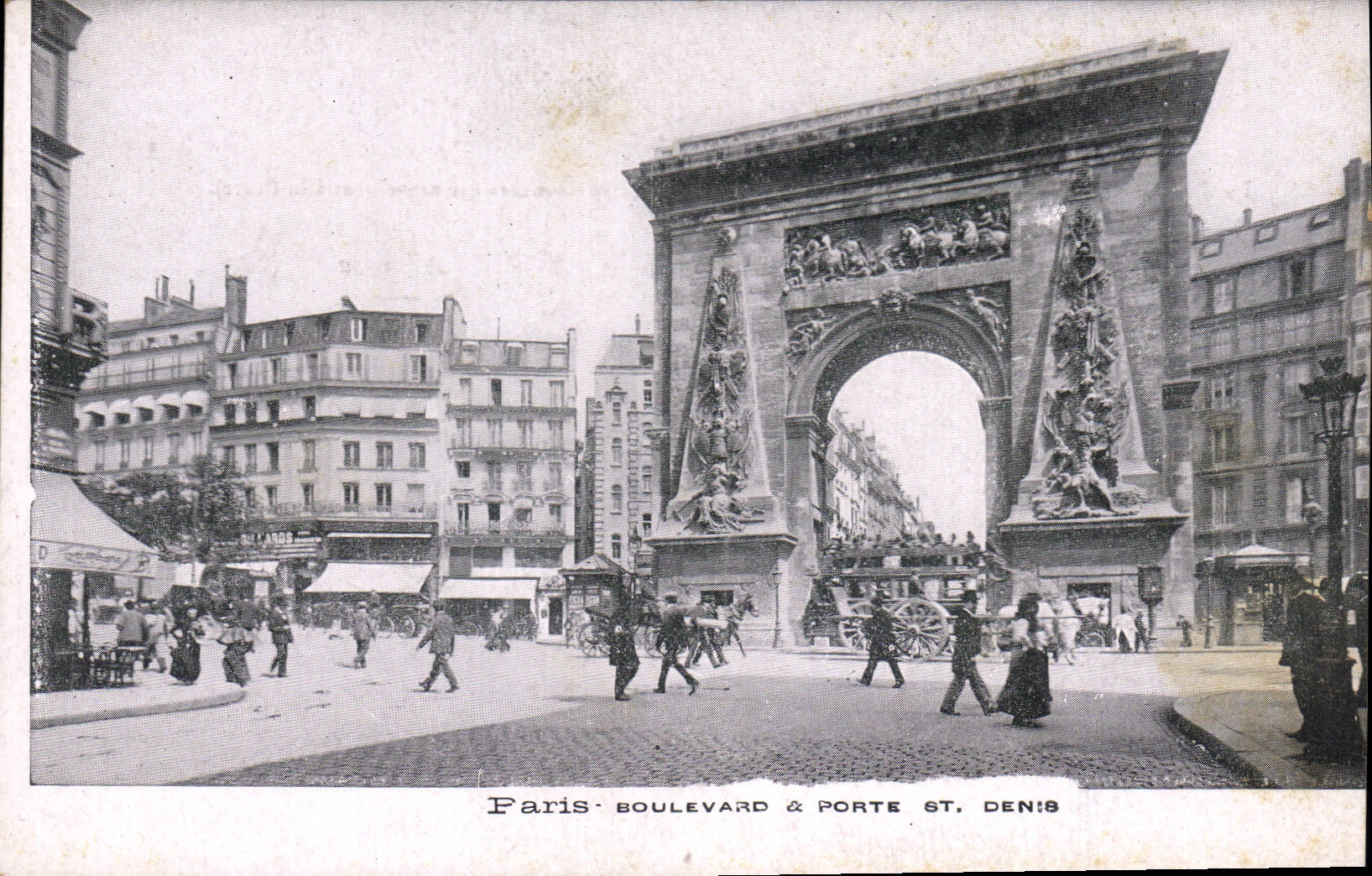 CPA Paris Boulevard Porte St Denis 
