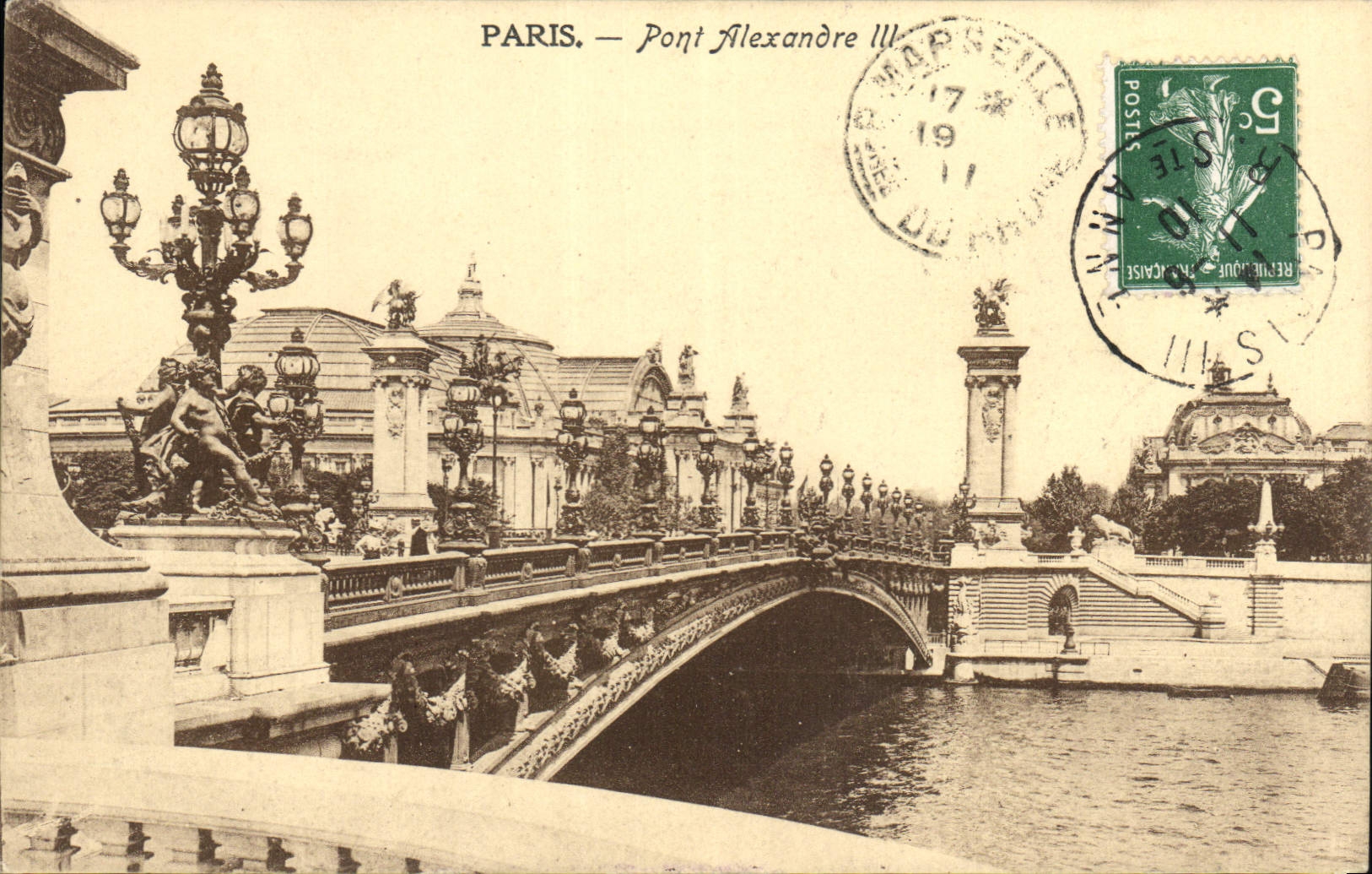 CPA Paris Pont Alexandre III 