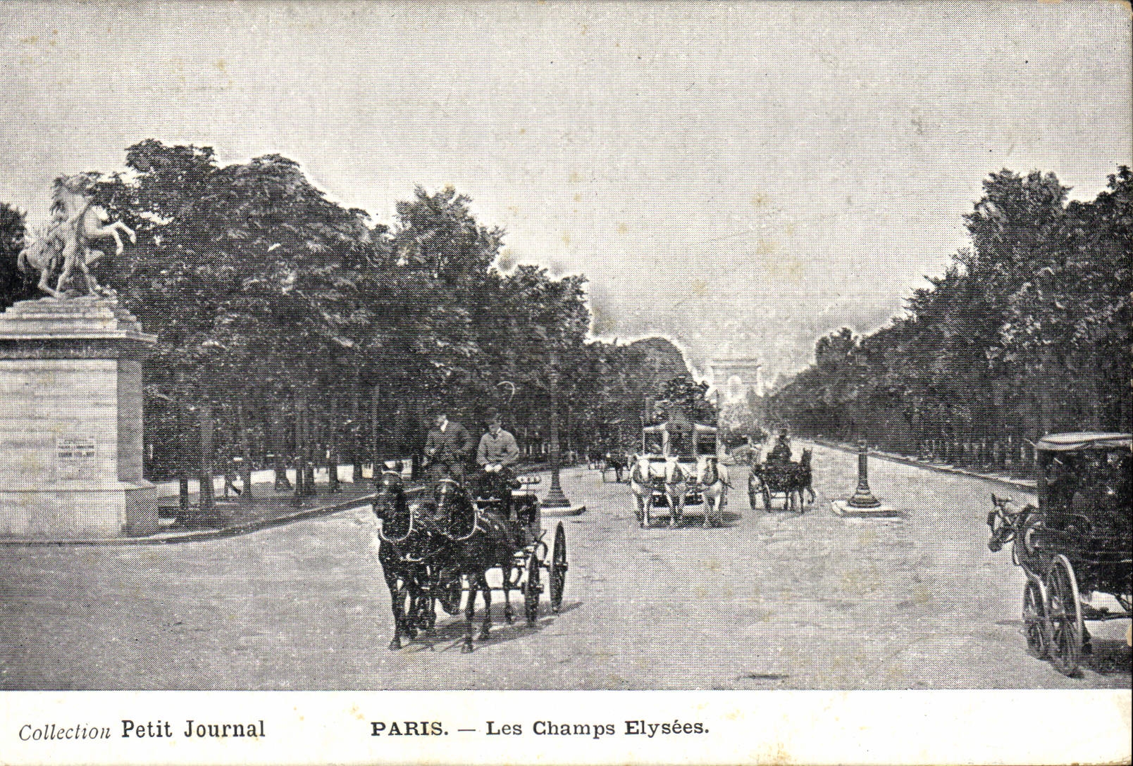 CPA Collection Petit Journal Paris les Champs Elysees 