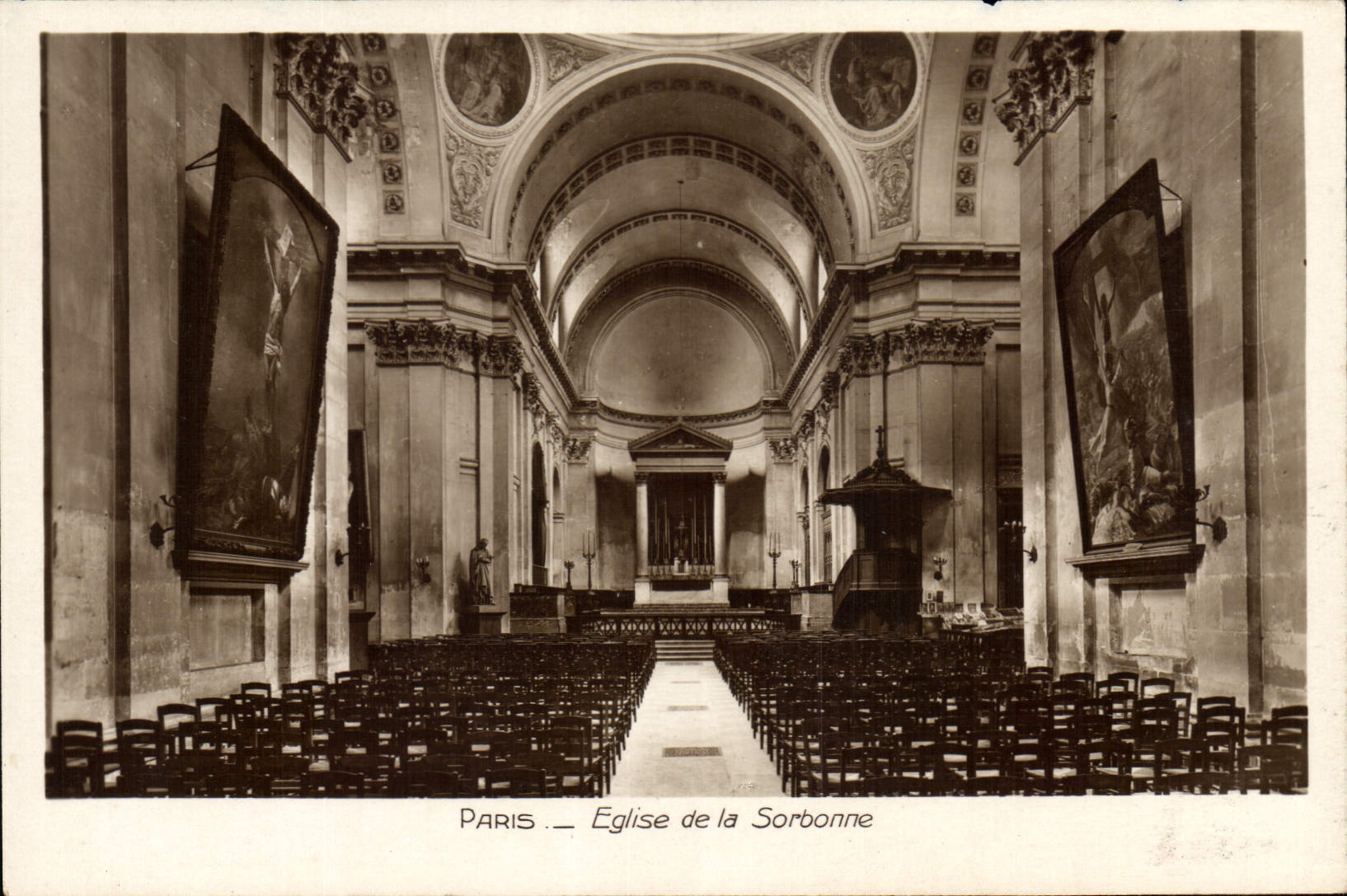CPA Paris Eglise de la Sorbonne 