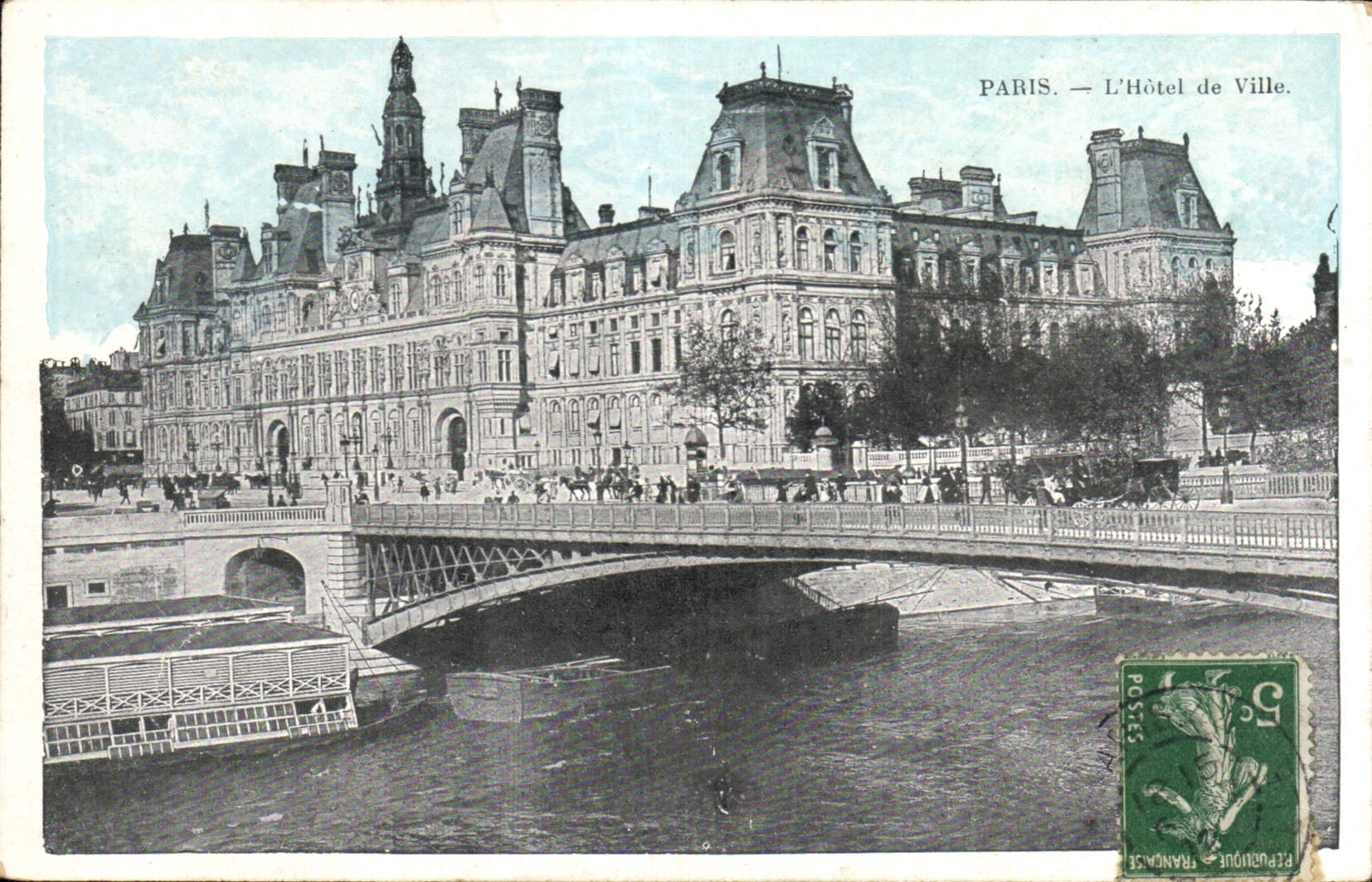 CPA Paris l'Hotel de Ville 