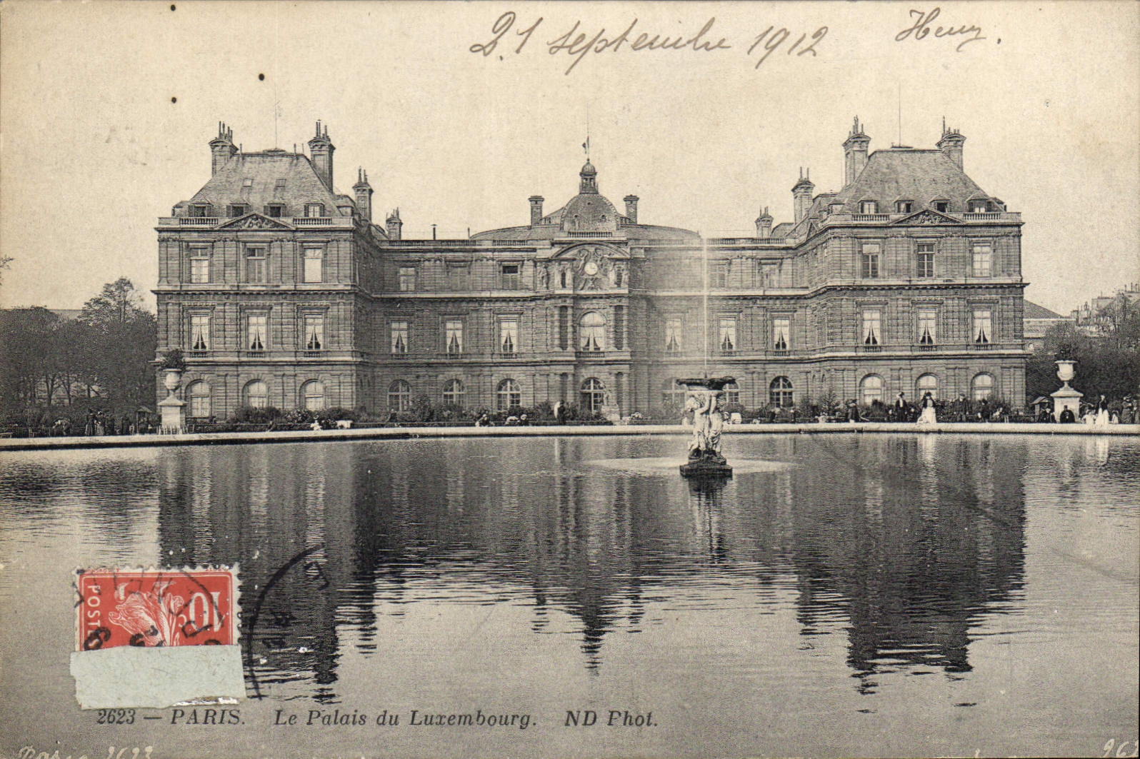 CPA Paris le Palais du Luxembourg 