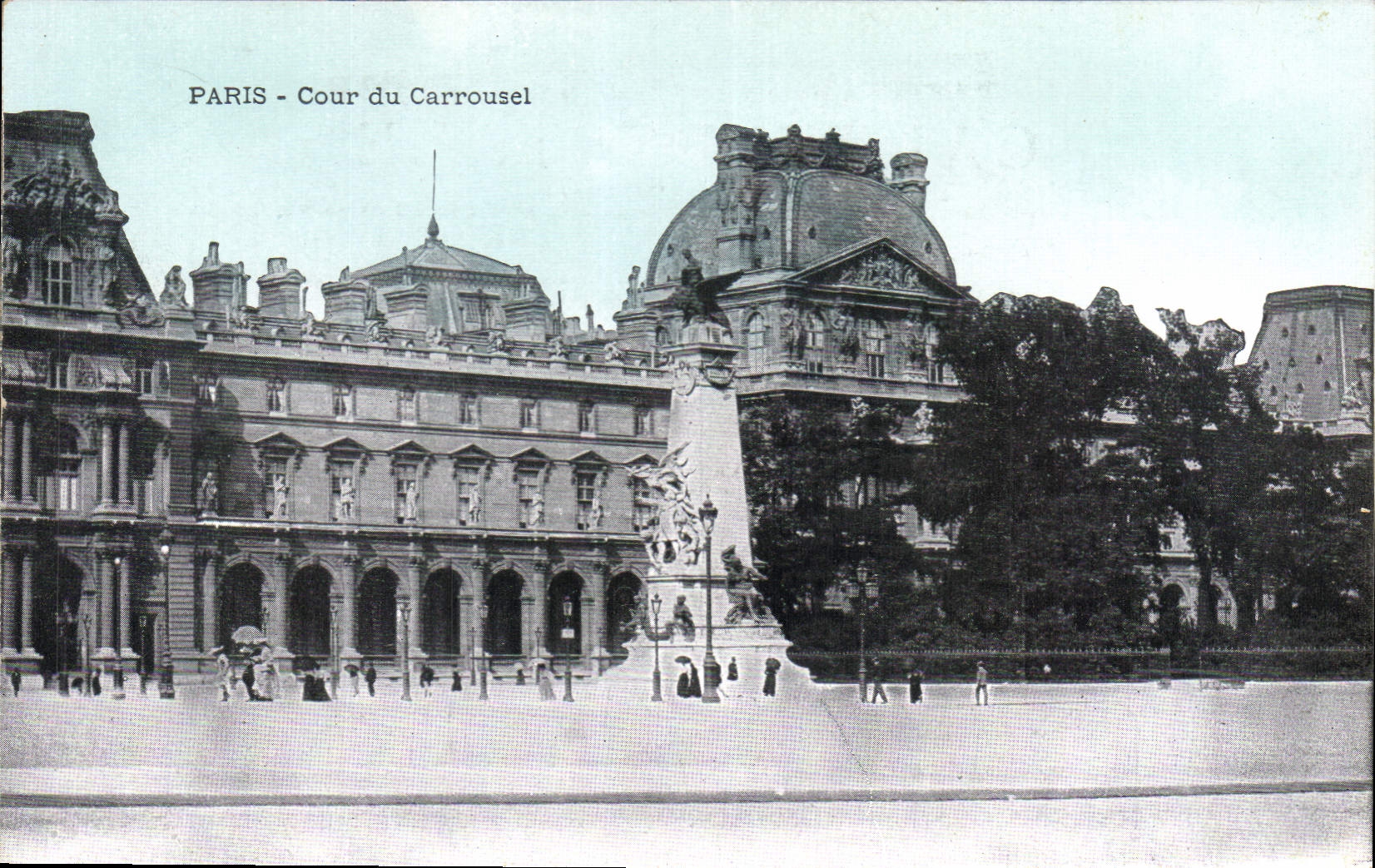 CPA Paris Cour du Carrousel 