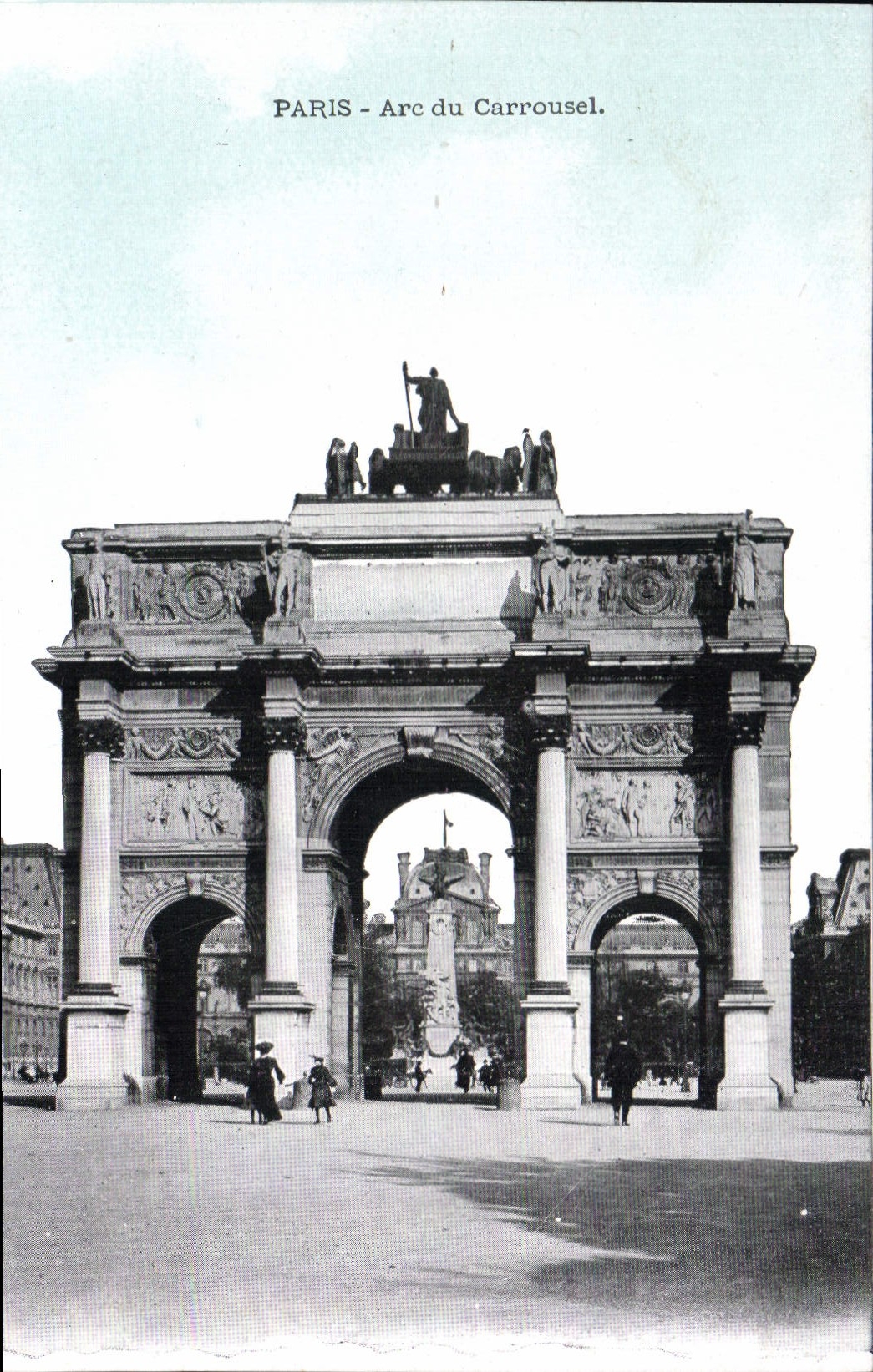 CPA Paris Arc du carrousel 