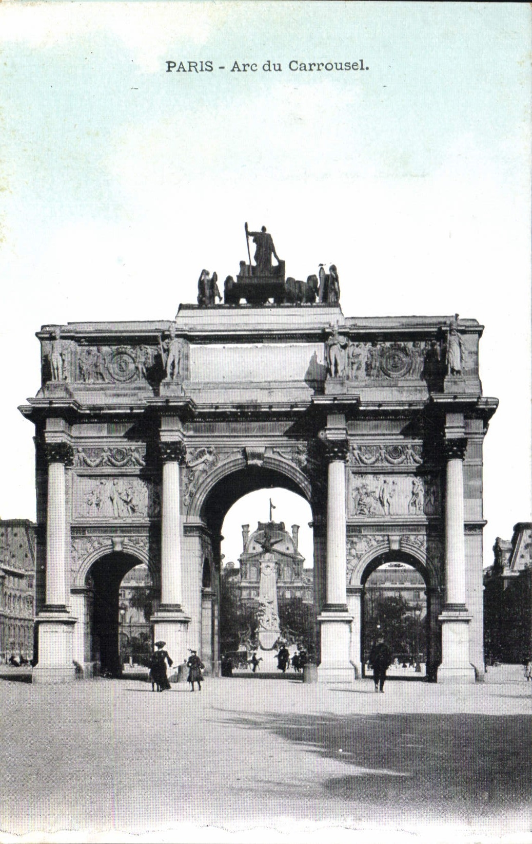 CPA Paris Arc du Carrousel 